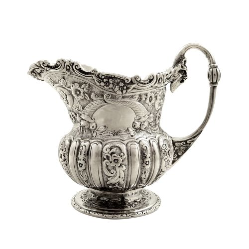 Antique Victorian Sterling Silver Jug/creamer 1899 - Goldsmiths & Silversmiths