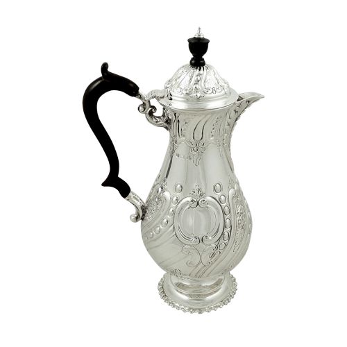 Antique Edwardian Sterling Silver Water Pot / Jug 1903