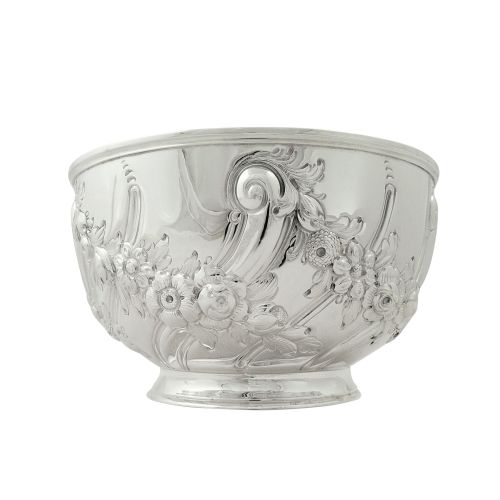 Antique Edwardian Sterling Silver Bowl 1906