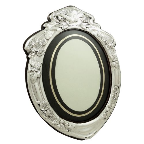 Antique Art Nouveau Sterling Silver 12" Dragonfly Photo Frame 1904