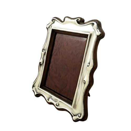 Antique Edwardian Sterling Silver 8" Photo Frame 1905