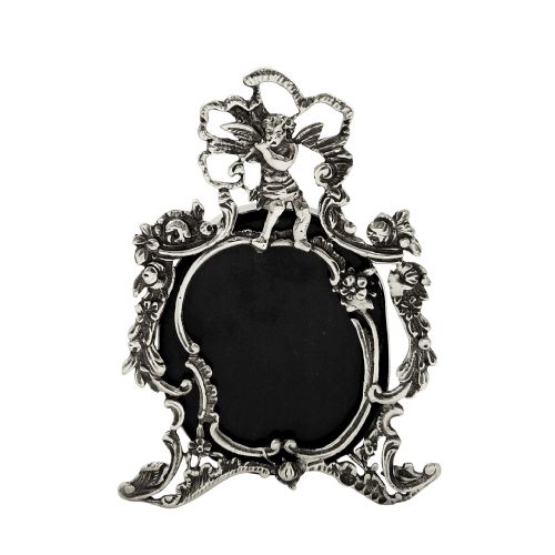 Antique Victorian Sterling Silver 'Fairy' Photo Frame 1888