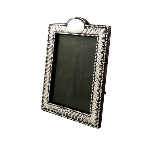 Antique Edwardian Sterling Silver 7 1/2" Photo Frame 1910