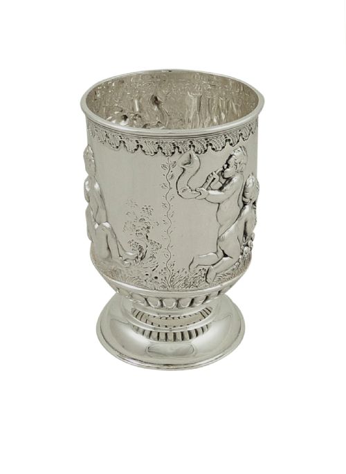 fig 1. Antique Victorian Sterling Silver Christening Mug/Tankard - 1899 Mappin & Webb