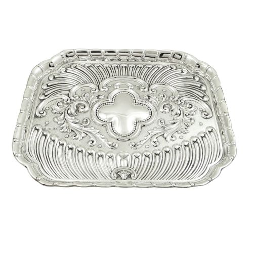 Antique Edwardian Sterling Silver Dressing Tray 1901