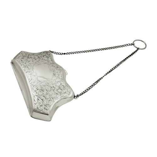 Antique Sterling Silver Purse 1911