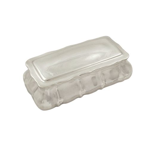Antique Edwardian Sterling Silver Trinket Box 1902