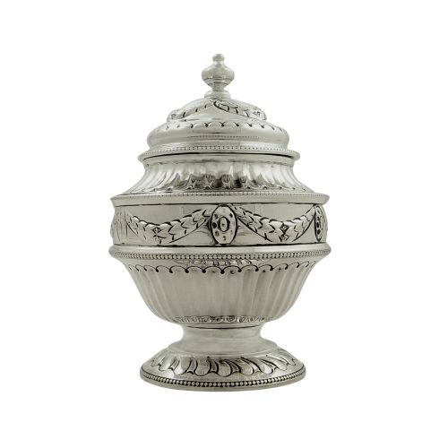 Antique Victorian Sterling Silver Caddy 1899