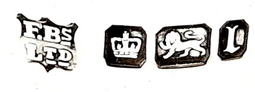 fig 1. Pair of Antique Edwardian Sterling Silver 6