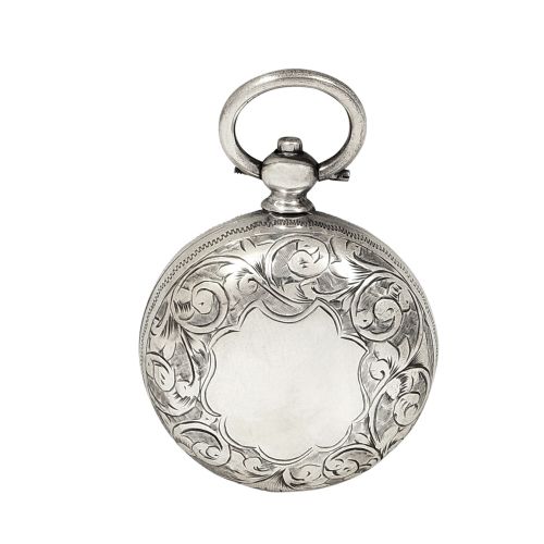 Antique Victorian Sterling Silver Sovereign Case 1895