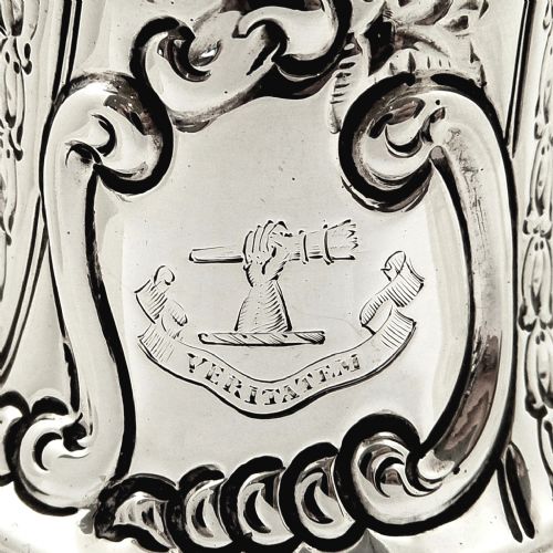 fig 1. Antique Victorian Sterling Silver Sugar Shaker / Caster 1892