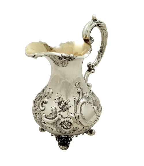 fig 1. Antique Victorian Sterling Silver Jug 1875