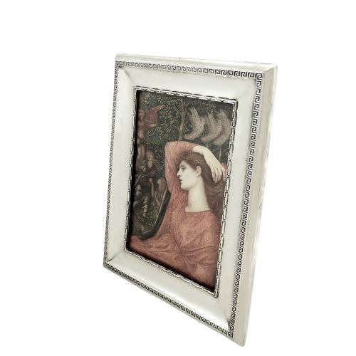 Antique Edwardian Sterling Silver 8" Photo Frame - 1909 Mappin & Webb