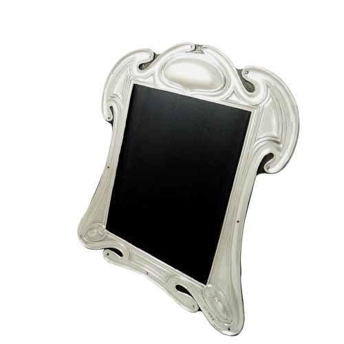 Large Antique Edwardian Sterling Silver 12" Photo Frame 1906