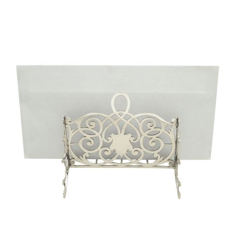 Antique Edwardian Sterling Silver Letter Rack 1904