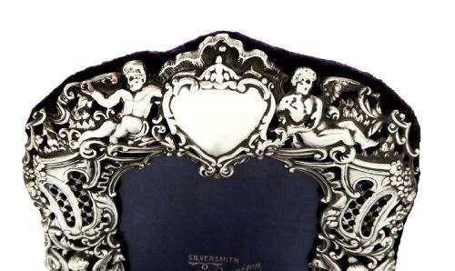 fig 1. Stunning Antique Victorian Sterling Silver 8