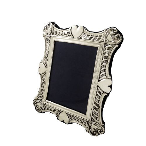 Antique Edwardian Sterling Silver 8 1/2" Photo Frame 1901