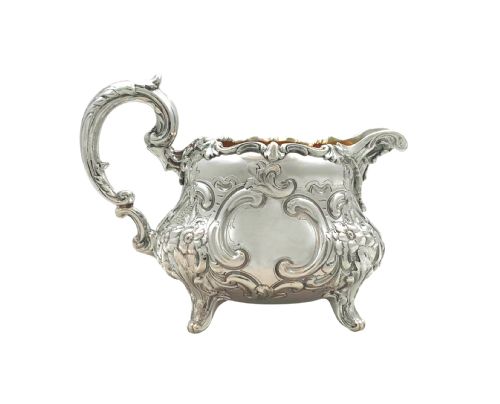 fig 1. Antique Victorian Sterling Silver Jug 1855