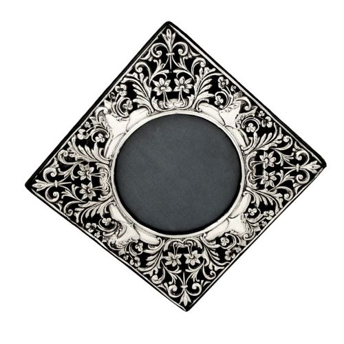 Antique Edwardian Sterling Silver 6" Photo Frame 1902