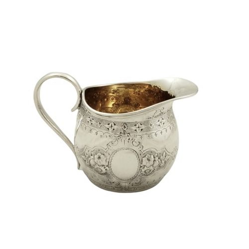 Antique Victorian Sterling Silver Jug 1894