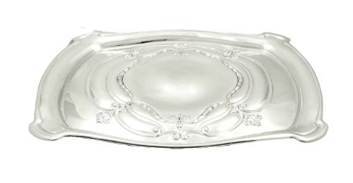 fig 1. Antique Sterling Silver Dressing Tray 1912