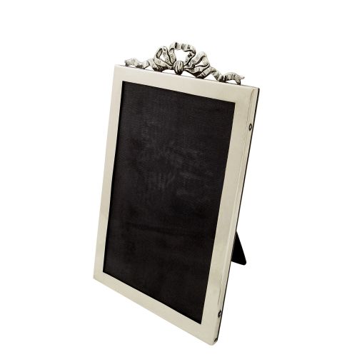 Antique Sterling Silver 'Bow/ribbon' Photo Frame 1924
