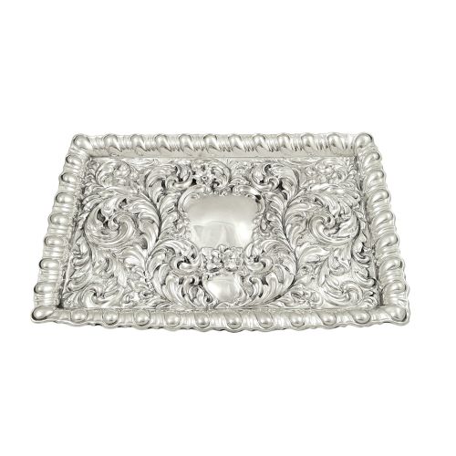 Antique Edwardian Sterling Silver Dressing Tray 1906