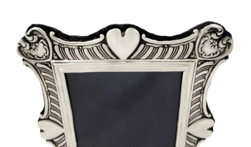fig 1. Antique Edwardian Sterling Silver Photo Frame 1901