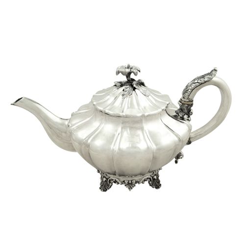 Antique William IV Sterling Silver Teapot 1833