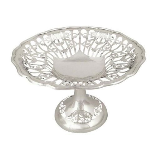 Antique Sterling Silver Tazza / Dish on Stand 1911