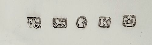 fig 1. Antique Victorian Sterling Silver 12