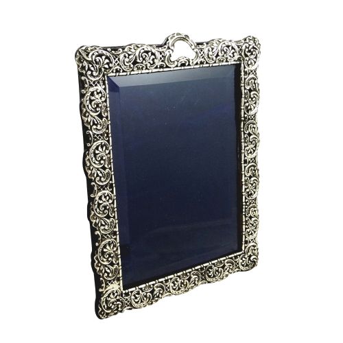 Antique Victorian Sterling Silver 10 1/2" Photo Frame 1897