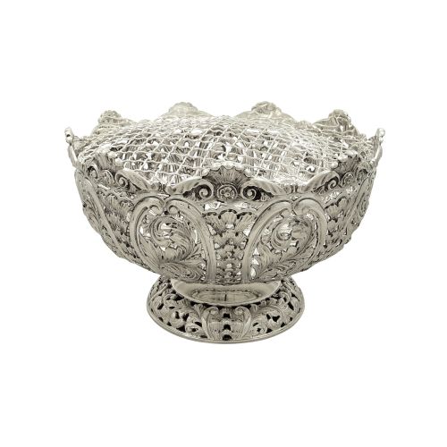 Antique Victorian Sterling Silver Rose Bowl 1896