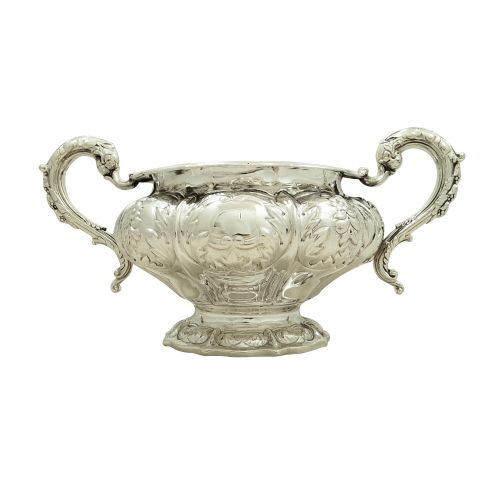 Antique Georgian Sterling Silver 2 Handle Bowl 1828