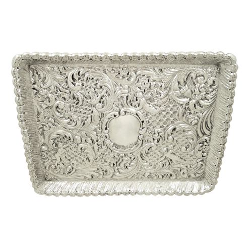 Antique Victorian Sterling Silver Dressing Tray 1900
