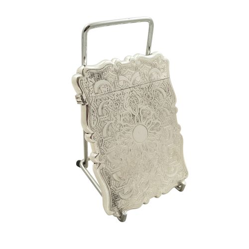 Antique Victorian Sterling Silver Card Case 1870
