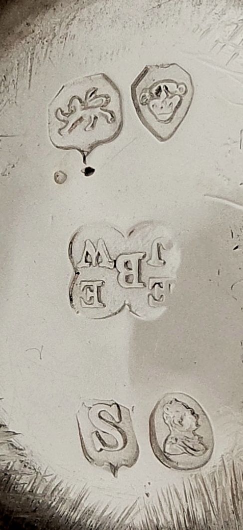 fig 1. Antique William IV Sterling Silver Christening Mug 1833