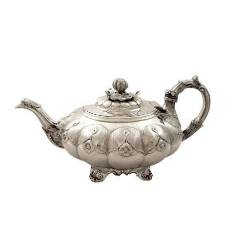 Antique Georgian Sterling Silver Teapot 1828