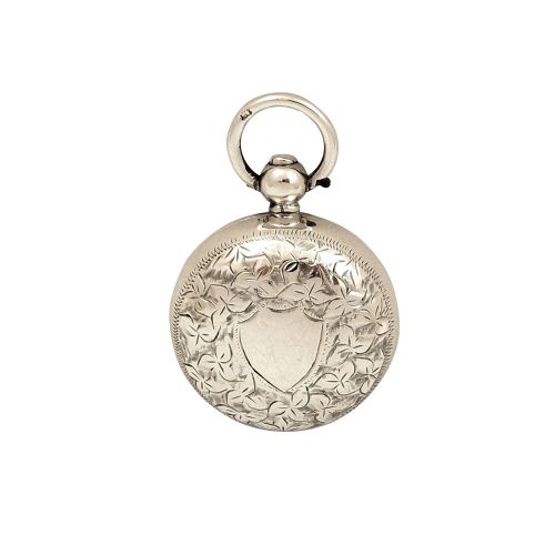 Antique Edwardian Sterling Silver Sovereign Case 1902