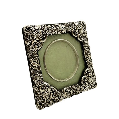Antique Edwardian Sterling Silver 7 1/2" Photo Frame 1902