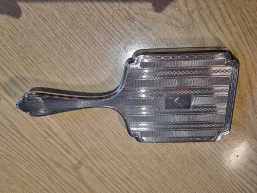Antique Silver Hand Mirror 8" London 1929 'Nell'