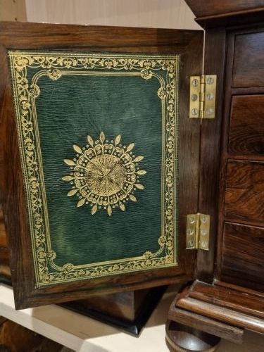 fig 1. Regency rosewood and inlaid table cabinet 14