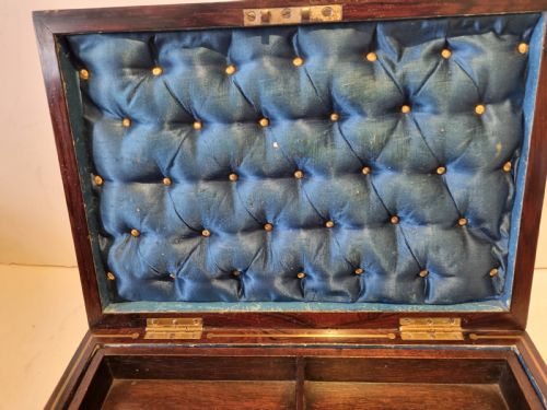 REGENCY ROSEWOOD DOCUMENT OR COLLECTOR'S BOX IN BEAUTIFUL ORIGINAL CONDITION - ADDITIONAL PHOTO 8