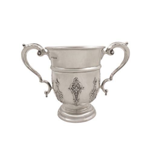 Antique Sterling Silver 2 Handle Loving Cup / Trophy 1912