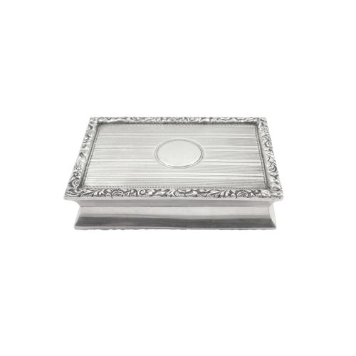 Antique George V Sterling Silver Snuff Box 1920