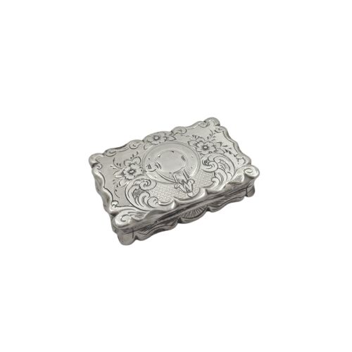 Antique Victorian Sterling Silver Vinaigrette 1870