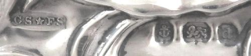 ANTIQUE ART NOUVEAU STERLING SILVER 8 PHOTO FRAME 1903 - ADDITIONAL PHOTO 1