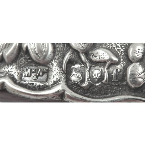 ANTIQUE EDWARDIAN STERLING SILVER LANDSCAPE PHOTO FRAME 1901 - ADDITIONAL PHOTO 1