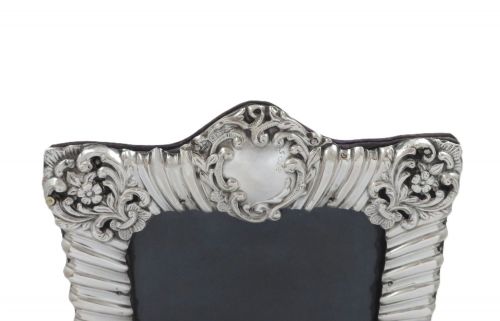 ANTIQUE EDWARDIAN STERLING SILVER 8 PHOTO FRAME 1902 - ADDITIONAL PHOTO 2
