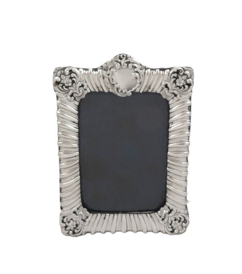 ANTIQUE EDWARDIAN STERLING SILVER 8 PHOTO FRAME 1902 - ADDITIONAL PHOTO 4